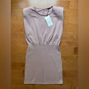 Gingham mini dress
